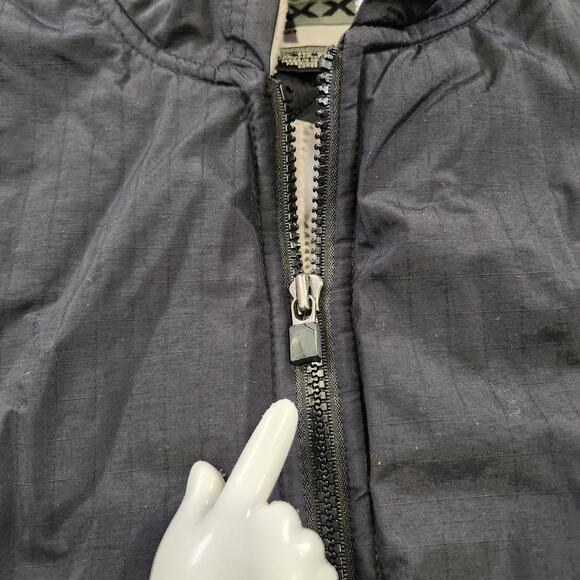 VTG 90s NIKE Las Vegas Raiders Jacket Mens 2XL Quilted Lined NFL Football Hooded - Picture 9 of 14